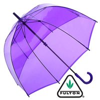 Regenschirm transparent violett