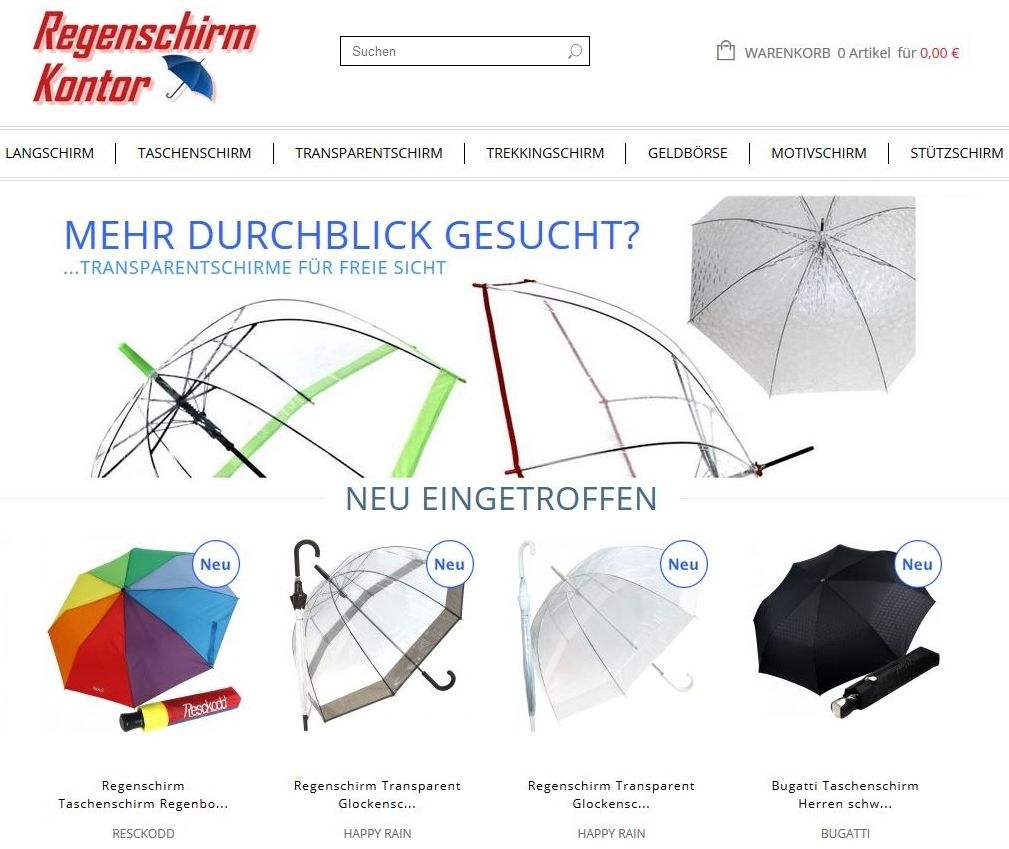 Regenschirmonlineshop